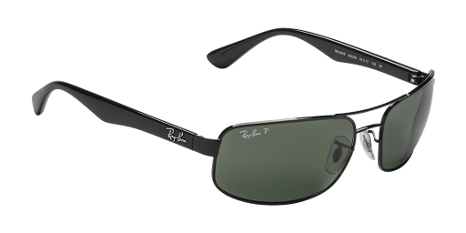 Ray-Ban 0RB3445 002/58 ESSE férfi fekete színű téglalap formájú napszemüveg